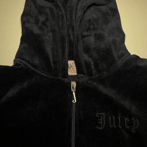 Black juicy couture y2k jacket size XXL