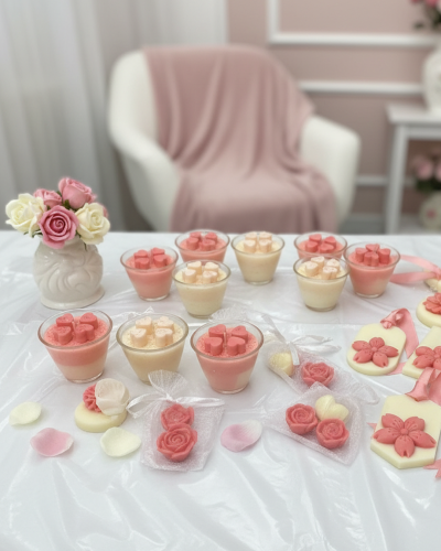 كاسات الشمع valentine