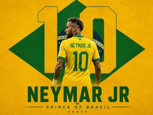 علم البرازيل نيمار