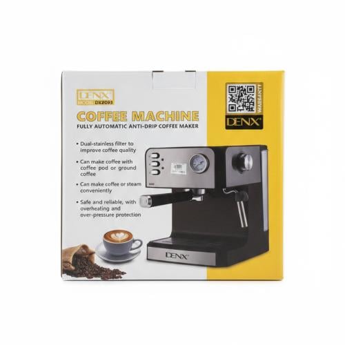ماكينة قهوة DENX DX2093 – أوتوماتيك كاملة مع خاصية...