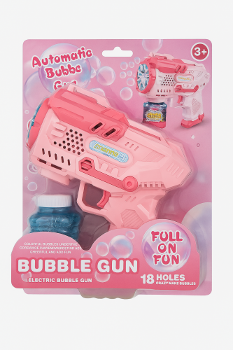 مسدس فقاعات كهربائي للأطفال – 18 فتحة بفقاعات غزير...