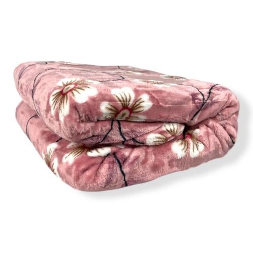 بطانية سنجل ناعمة بنقشة زهور أنيقة – دفء وأناقة في...