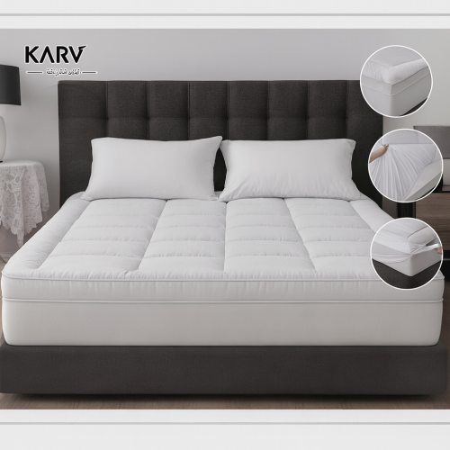 لباد مرتبة فاخر من KARVEN – مقاس 160×200 سم بارتفا...