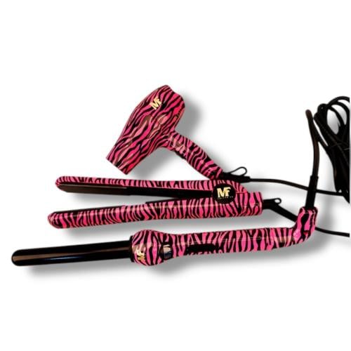 مجموعة أدوات تصفيف الشعر المطبوعة – تصميم عصري ممي...