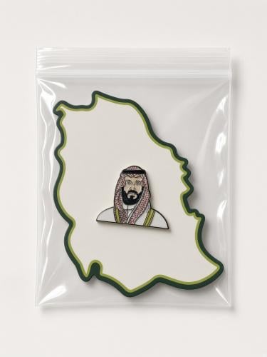 بروش خريطة السعودية مع صورة شخصية