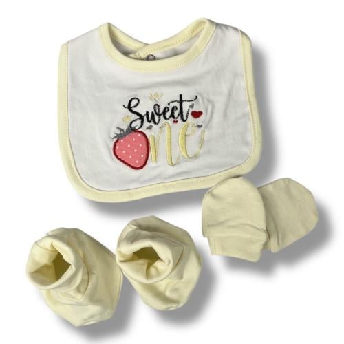 طقم مريلة 3 قطع قطن