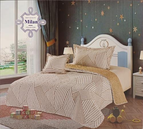 طقم سرير أطفال بتصميم خطوط هندسية هادئة من ميلان –...