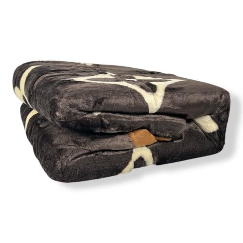 بطانية دبل ناعمة بتصميم عصري فخم – للدفء والراحة ط...