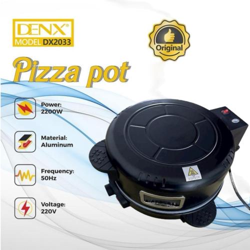 صانعة البيتزا الكهربائية DENX DX2033 – بيتزا لذيذة...