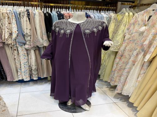 جلابية سهرة قطعتين -4