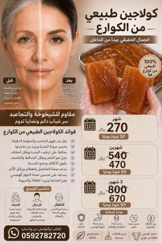 Natural collagen one-month course