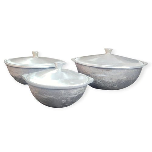 طقم قدور الرز البخاري - صغير و وسط و كبير