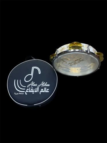 رق احترافي شفاف – صاجات ذهبية صناع سورية