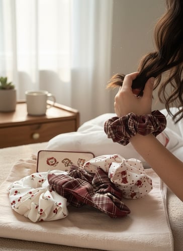 ربطات شعر متميزه قطعتين