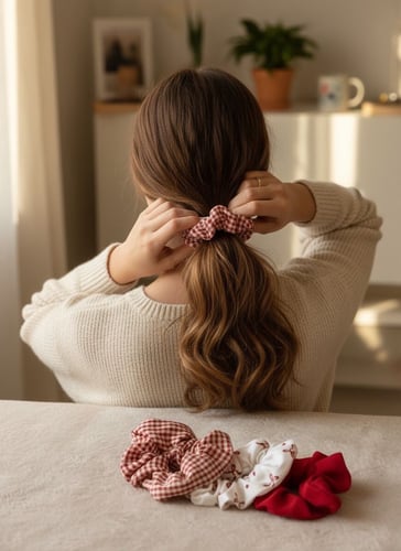 ربطات شعر مميزه ثلاث قطع