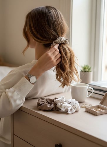 ربطات شعر مميزه ثلاث قطع
