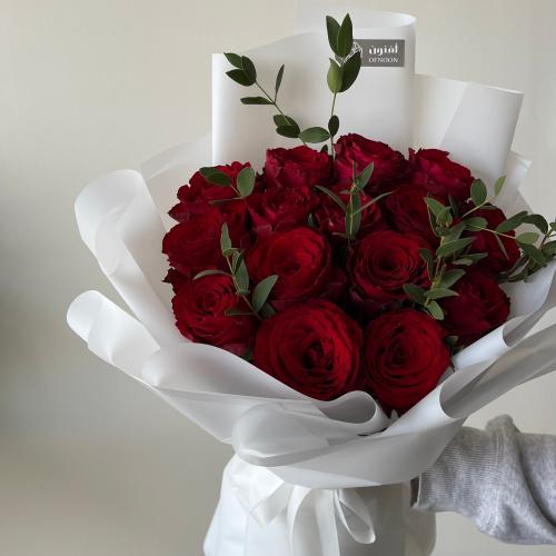 باقة كلاسيك صغير احمر