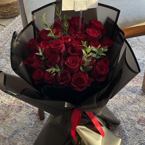 باقة الحب احمر