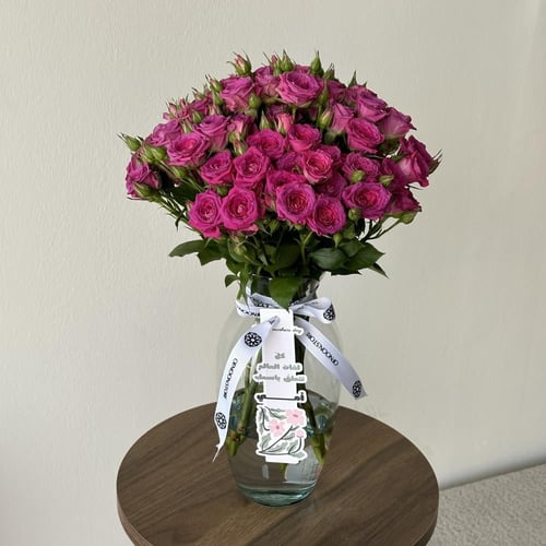 فازة ورد طبيعي