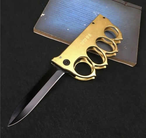 سكين رنق مذهبة