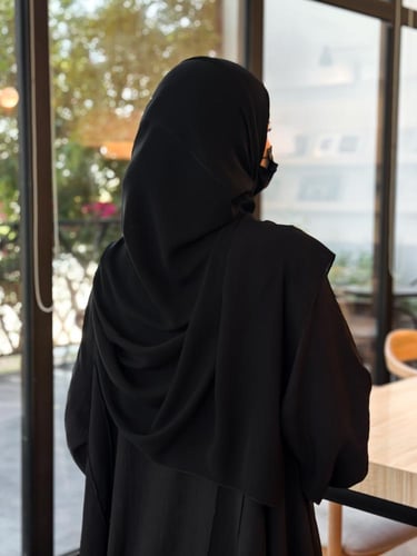 العرض الأقوى طرحة مبطنة ربع قطن +نقاب آسلين.