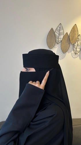 طرحة ربط +طرحة بندانة +نقاب ملكي