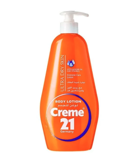 لوشن جسم كريم 21 (Creme 21) للبشرة شديدة الجفاف بز...
