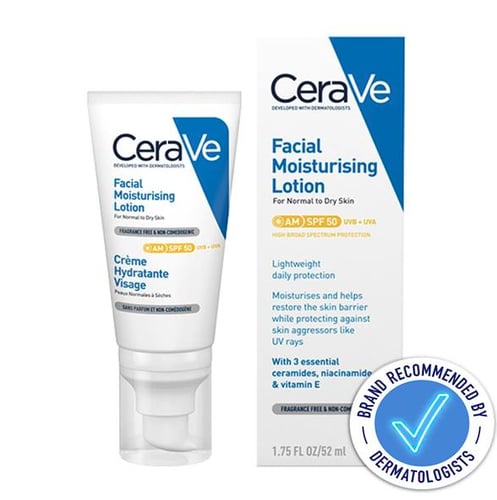 سيرافي لوشن مرطب للوجه صباحي مع واقي شمس SPF 50 لل...