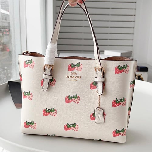 Coach strawberry prints bag