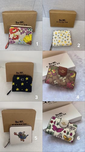 Coach cute wallets