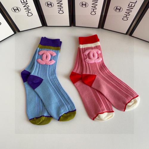 Chanel 2 pair of socks set
