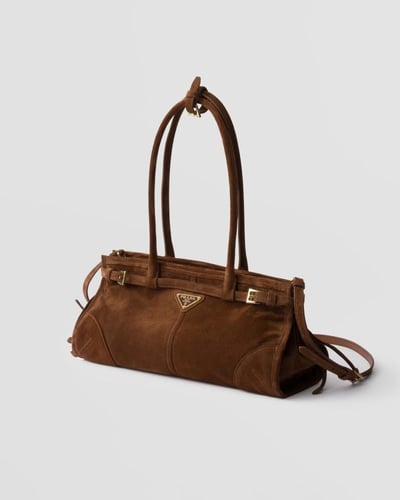 Prada suede’s handbag