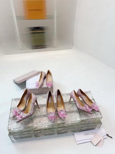 Jimmy choo crystal heels