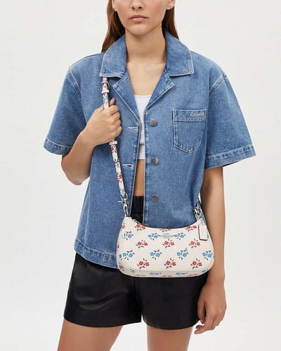 Coach terry floral bag