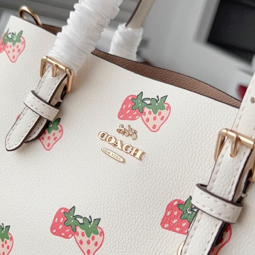 Coach strawberry prints bag