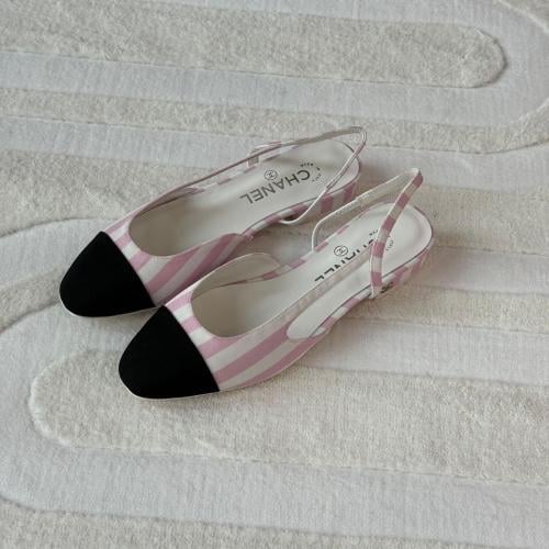Chanel strips heels