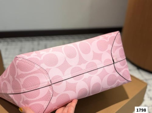 Coach pink tote