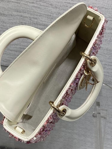 Crystal lady dior bag