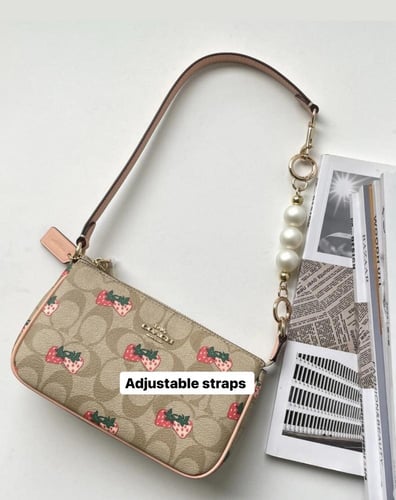 Coach strawberry mini purse
