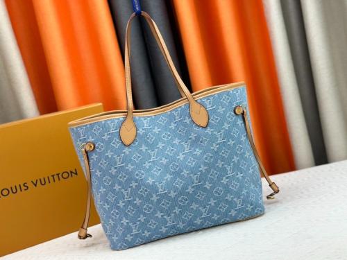 Lv tote denim bag