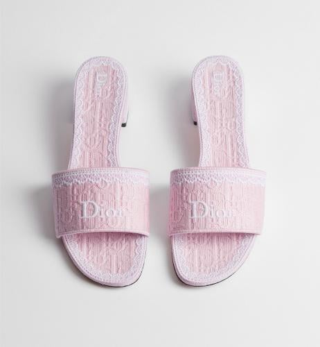 Dioramour Dior Dentelle Heeled Slide