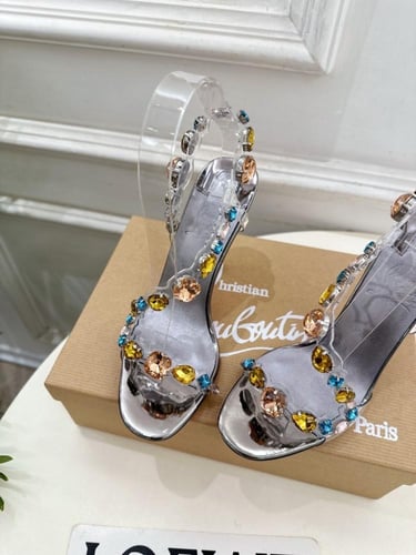 Jimmy choo crystal heels