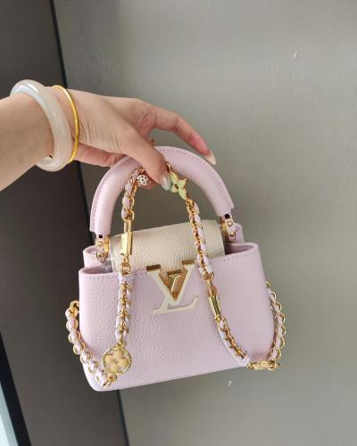 Lv pink purse
