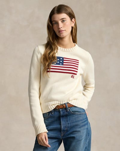 Ralph lauren flag sweater