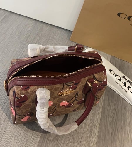 Coach cherry mini bag
