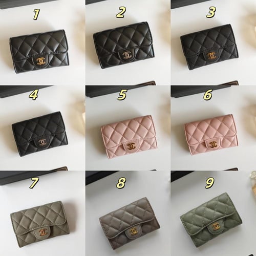 Chanel mini wallet