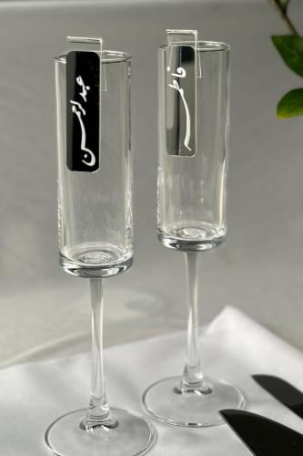 Two tall glasses