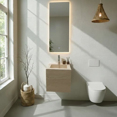 مغسلة للاماكن الضيقه بيج 40سم