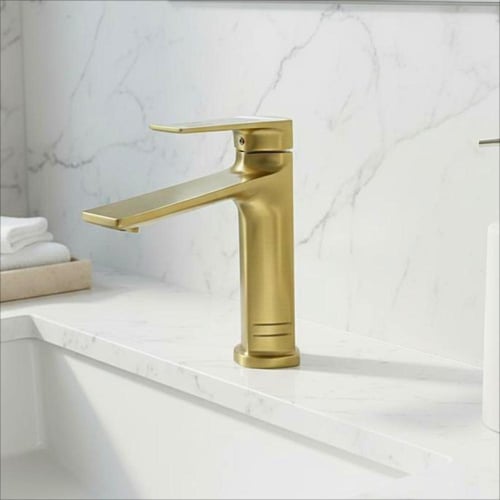 خلاط حمام فاخر ذهبي