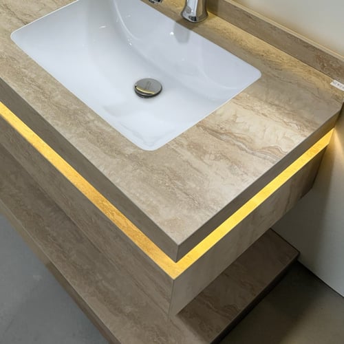 مغسلة حمام 80سم بيج ترافنتينو